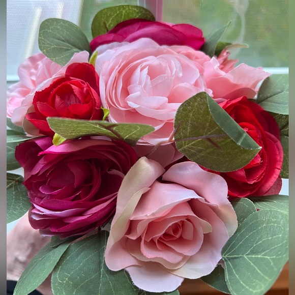 Martha Stewart Faux Floral Valentine's Day Arrangement - Picture 1 of 12